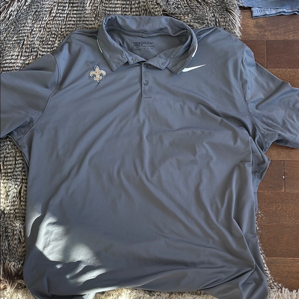 Nike Gray Men's Polo Shirt
